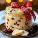 holiday cranberry butter, cranberry honey spread, festive honey butter recipe, Christmas spread ideas, holiday cranberry butter gift, cranberry orange butter