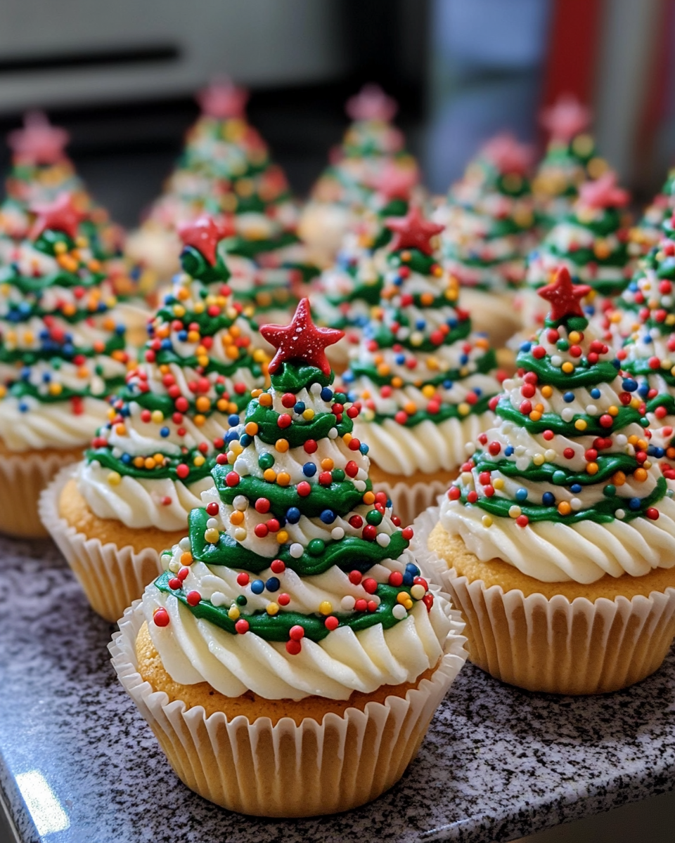 holiday cookie cups, edible Christmas tree desserts, festive cookie cups, Christmas cookie ideas, creative holiday desserts, Christmas baking projects