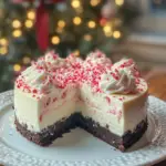 peppermint cheesecake recipe, no-bake mint cheesecake, holiday cheesecake ideas, no-bake desserts, candy cane cheesecake, easy cheesecake recipe