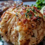 Cheese ball recipe, bacon ranch cheese appetizer, cheddar cheese ball, ranch-flavored cheese ball, bacon cheese spread, creamy party appetizer