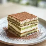 Green tea tiramisu, matcha dessert recipe, Japanese tiramisu, creamy matcha tiramisu, matcha-infused tiramisu