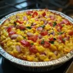 creamy corn casserole, baked corn pudding, corn casserole recipe, holiday corn dish, cheesy corn casserole, sweet corn casserole, classic corn bake