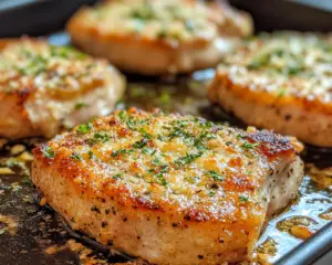 crispy pork chops, Parmesan crusted pork, baked pork chop recipe, cheesy pork chops, easy pork chop recipe, oven baked pork chops, Parmesan pork chops