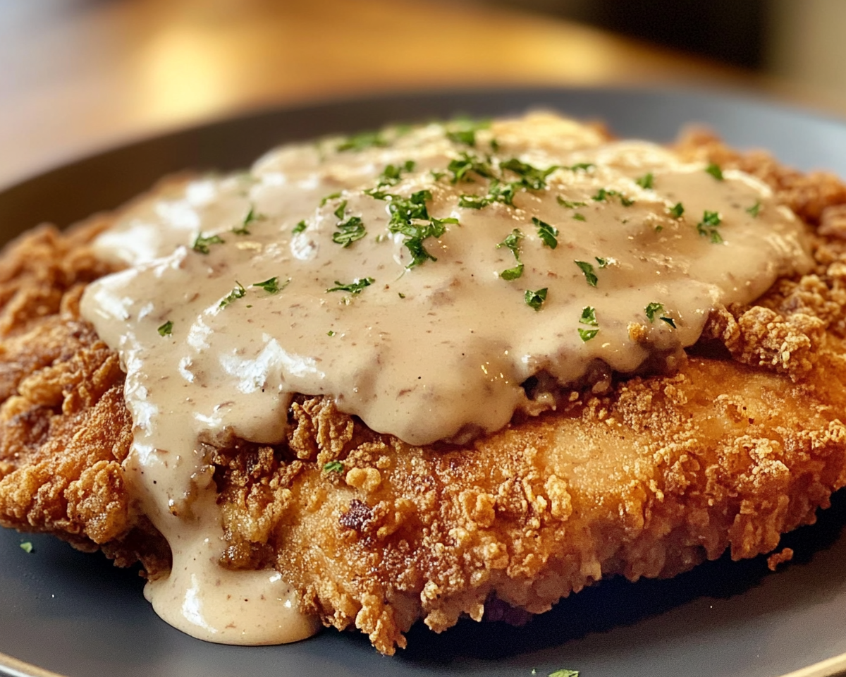 Southern fried steak, crispy fried steak, chicken fried steak recipe, homemade fried steak, classic Southern comfort food, cube steak recipe