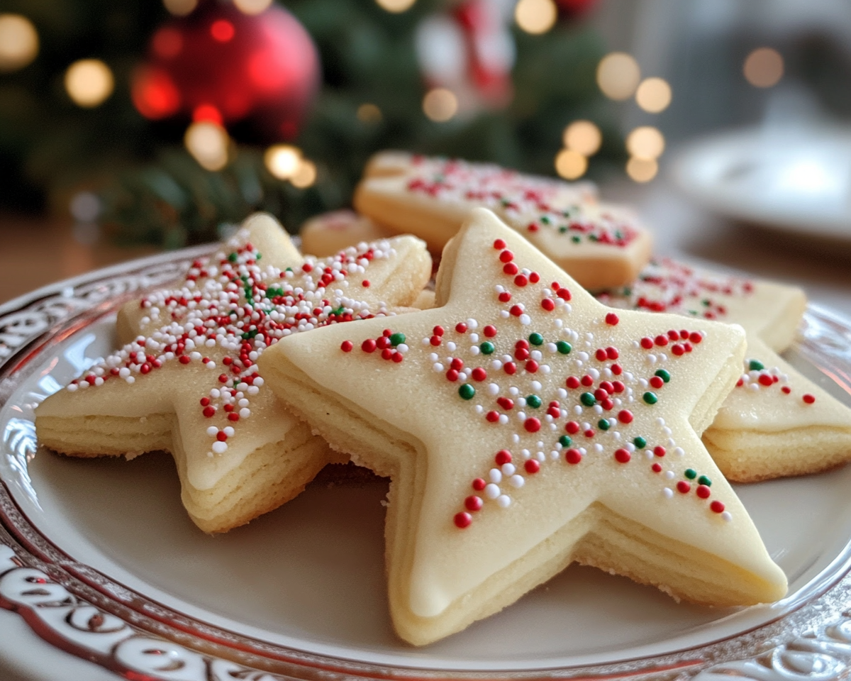 holiday sugar cookies, festive cookie recipe, decorated Christmas cookies, easy sugar cookies, Christmas cookie ideas, best sugar cookies for Christmas