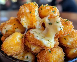 crispy cheese appetizers, gooey cheese snacks, homemade cheese balls, party cheese bites, fried mozzarella balls, cheesy fried appetizers