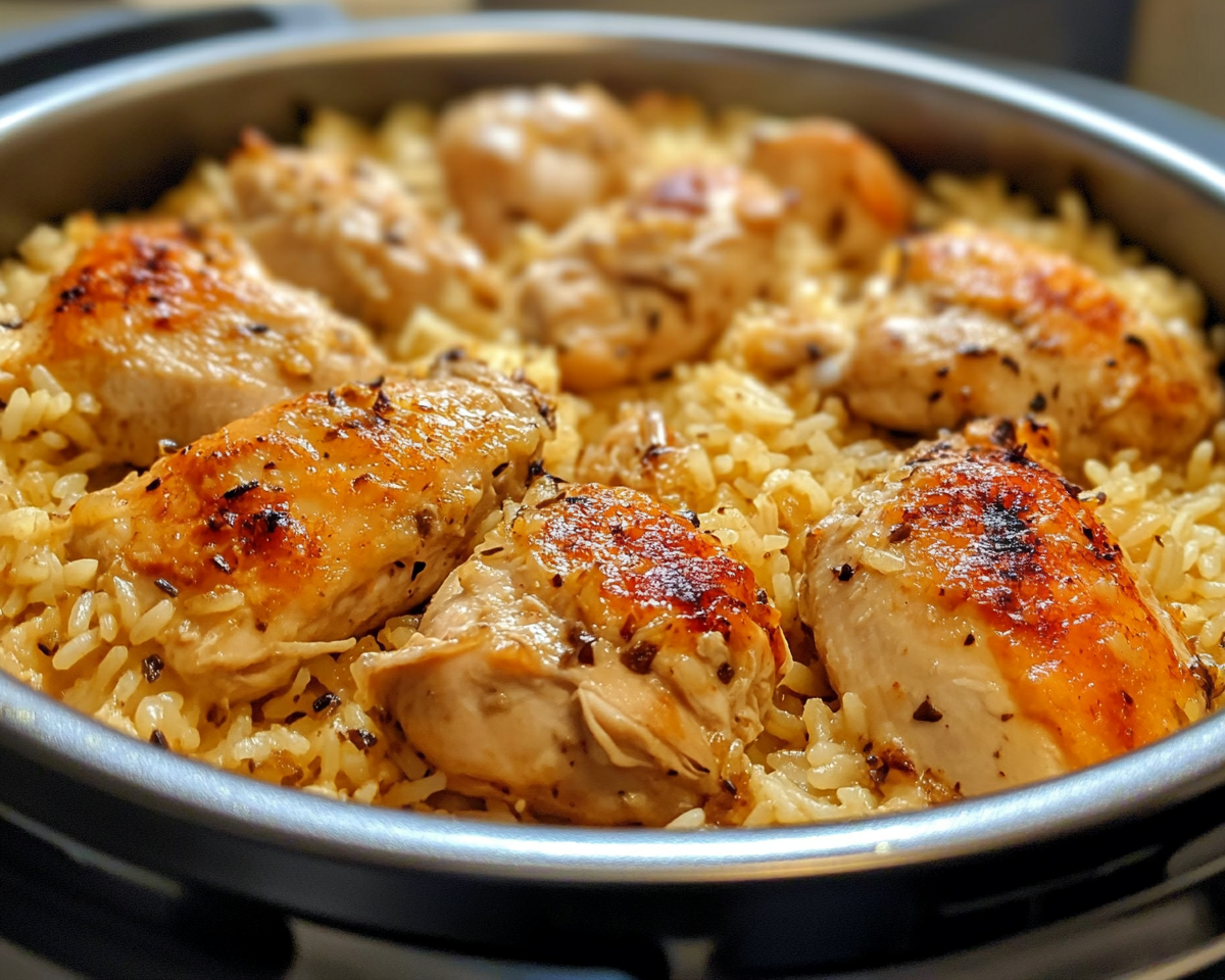 Discover the ultimate one-pot meal with this Instant Pot Chicken and Rice recipe. Quick, easy, and packed with flavor—perfect for busy nights