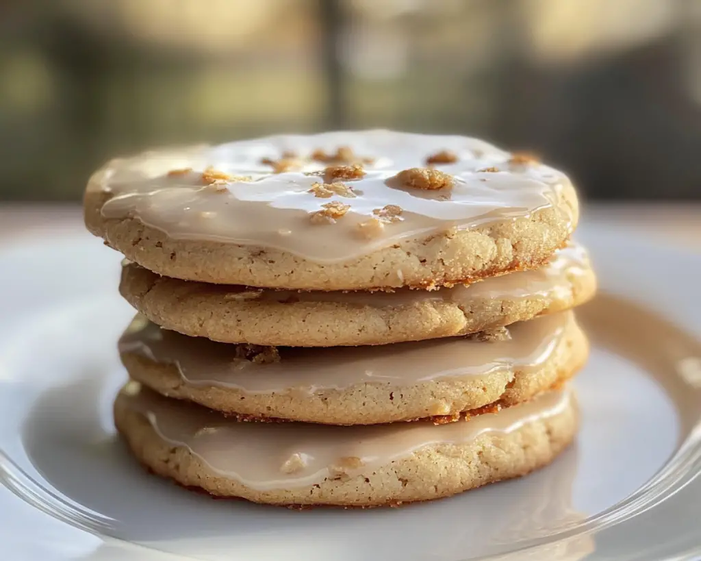 Maple cookies, glazed maple treats, buttery maple cookies, sweet maple glaze cookies, holiday maple cookie recipe