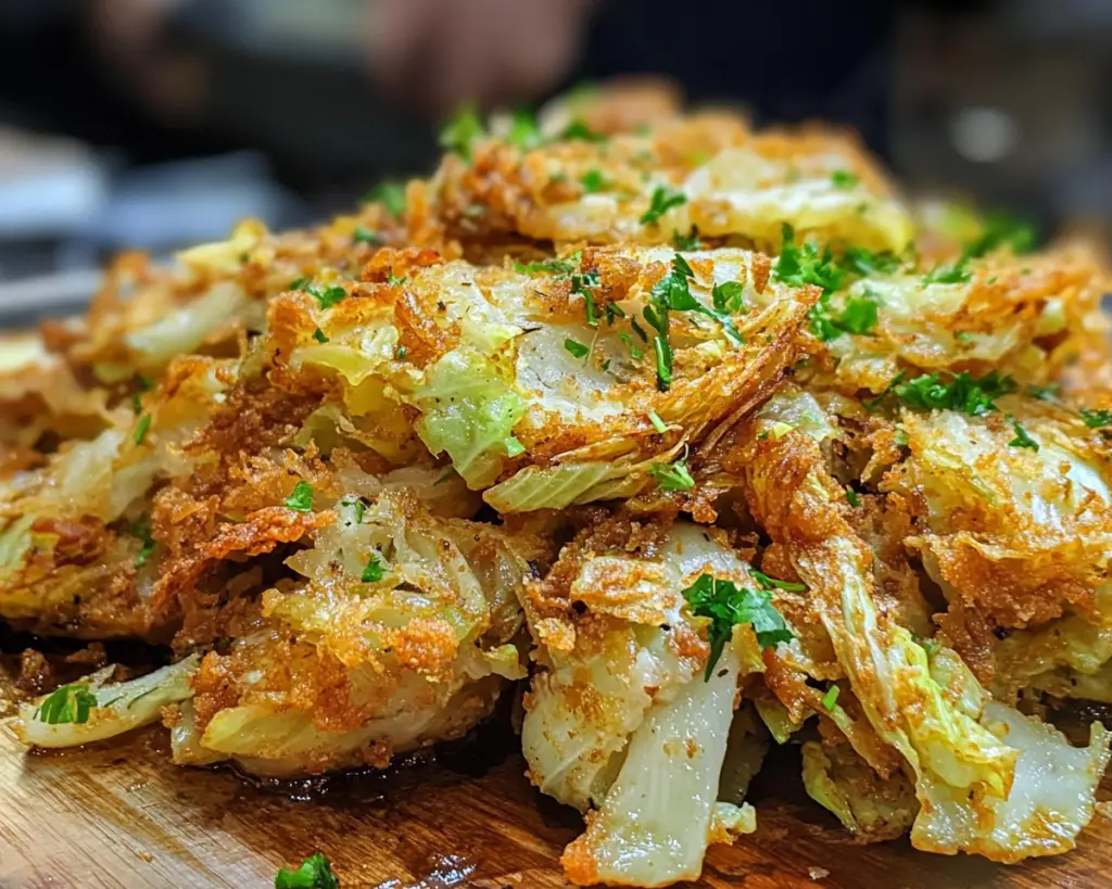 fried cabbage with bacon, Southern-style cabbage, skillet cabbage recipe, easy fried cabbage