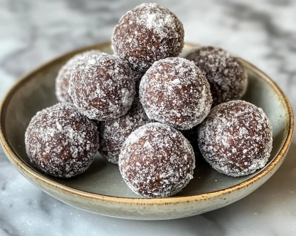 no-bake rum balls, holiday rum treats, chocolate rum balls, easy rum ball recipe, bourbon balls, festive no-bake desserts