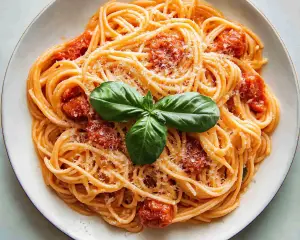 Simple tomato pasta, Italian pasta recipe, authentic Pomodoro sauce, quick pasta dinner, fresh tomato pasta recipe, classic Italian cuisine