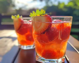 homemade strawberry moonshine, strawberry-infused spirits, moonshine recipes, fruity moonshine drinks, DIY flavored moonshine, strawberry cocktail ideas