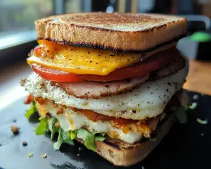 morning sandwich recipes, easy breakfast sandwiches, quick breakfast meals, customizable breakfast sandwiches, egg and bacon sandwiches, healthy breakfast ideas