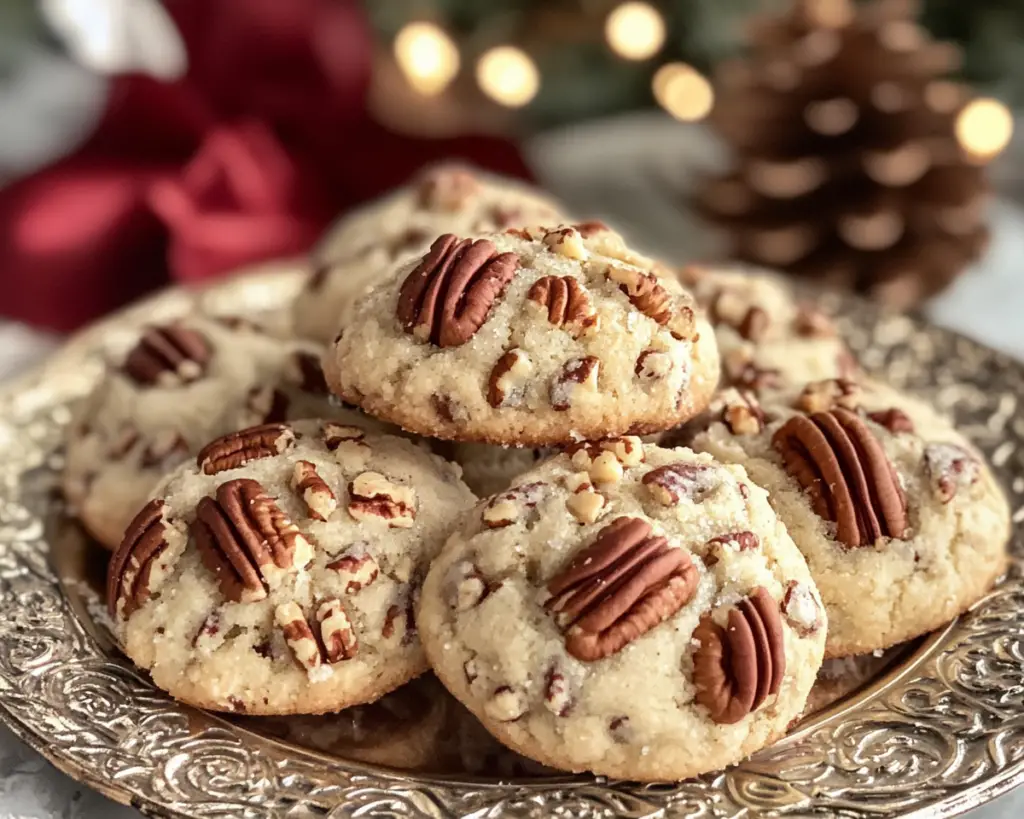 Pecan snowball cookies, Holiday snowball cookies, Mexican wedding cookies, Russian tea cakes, Festive pecan cookies, Powdered sugar cookies