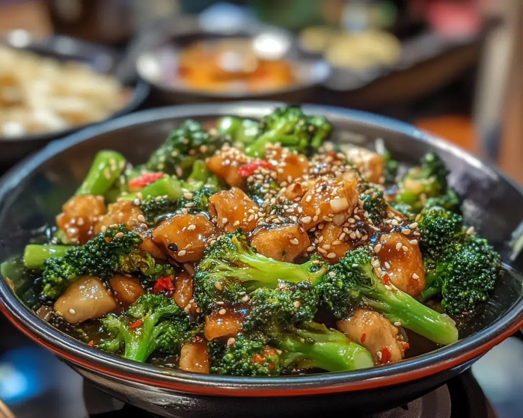 Gai Lan with oyster sauce, stir-fried Chinese broccoli, garlic oyster sauce recipe, Asian vegetable side dish, Chinese broccoli recipe, easy Gai Lan dish