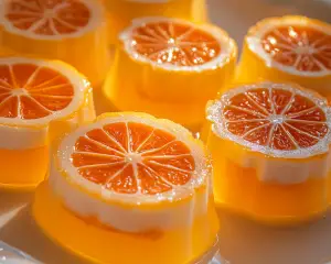 creamsicle gelatin shots, orange jello shot recipe, party dessert shots, creamsicle-inspired shots, easy jello shots