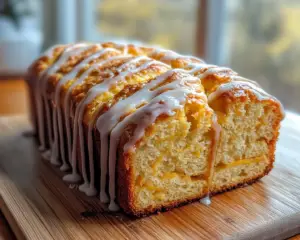 Carrot loaf recipe, vanilla-glazed carrot bread, moist carrot bread, spiced carrot dessert, easy carrot bread recipe