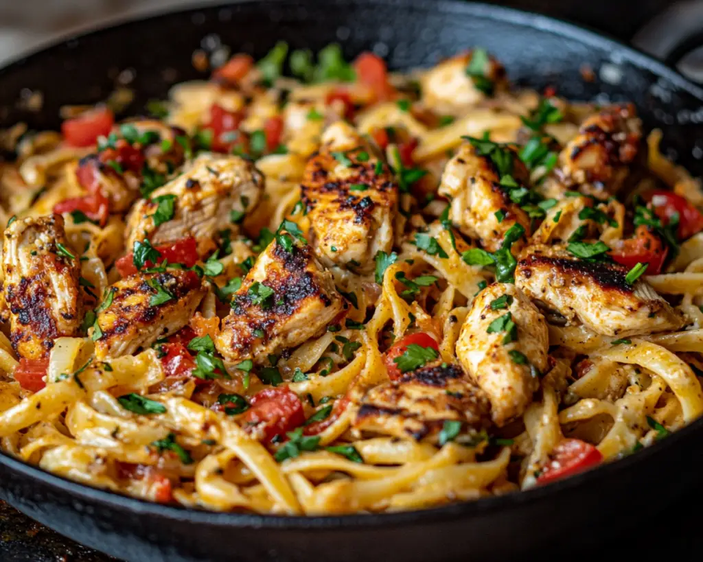 Cajun pasta recipe, creamy chicken pasta, spicy Cajun chicken, one-pot Cajun pasta, Cajun chicken alfredo