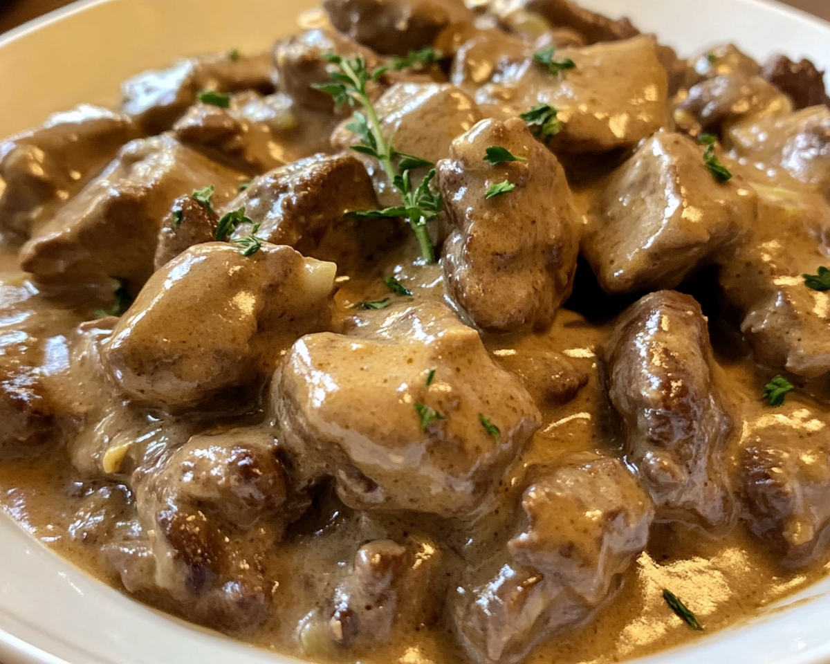 Old Fashioned Beef Stroganoff A Timeless Comfort Food Recipe Exorecipes