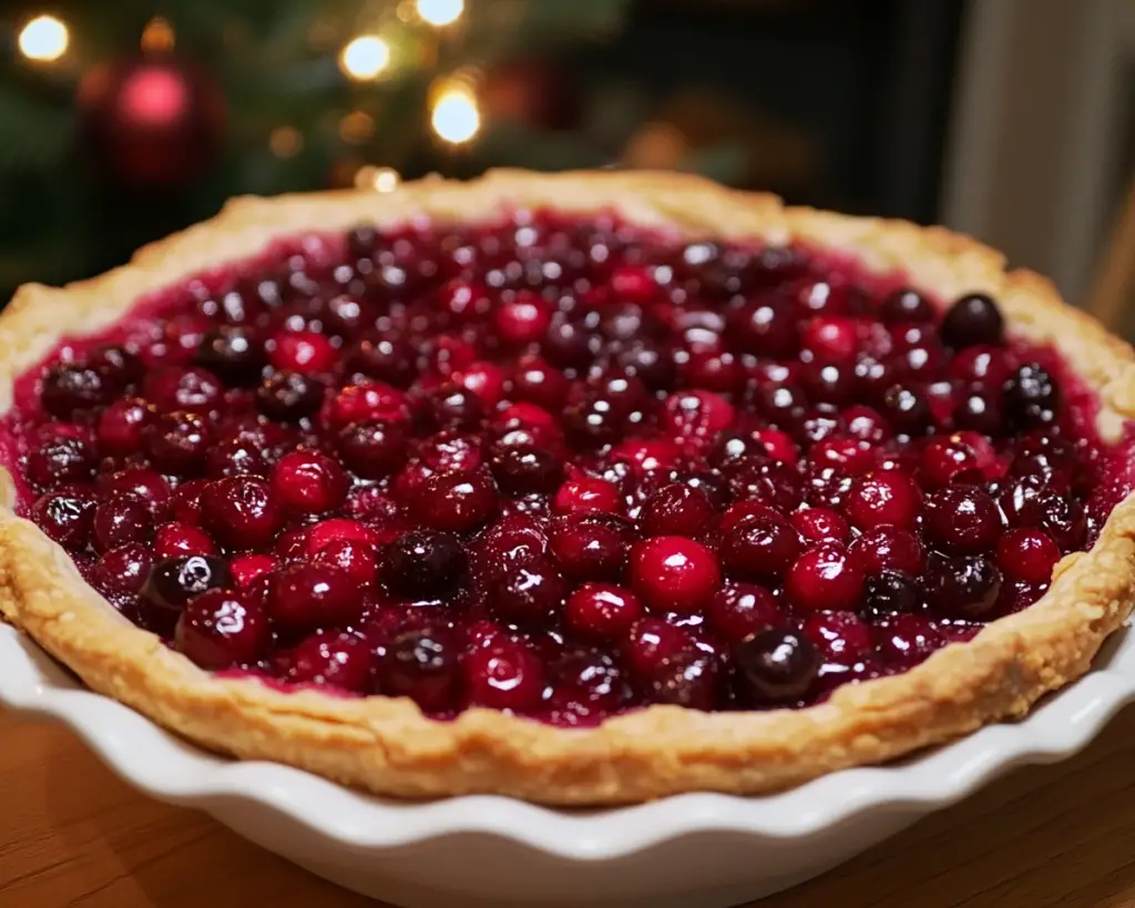 cranberry holiday pie, festive cranberry desserts, sweet cranberry tart, Christmas pie recipes, cranberry nut pie, easy cranberry dessert, holiday pie ideas