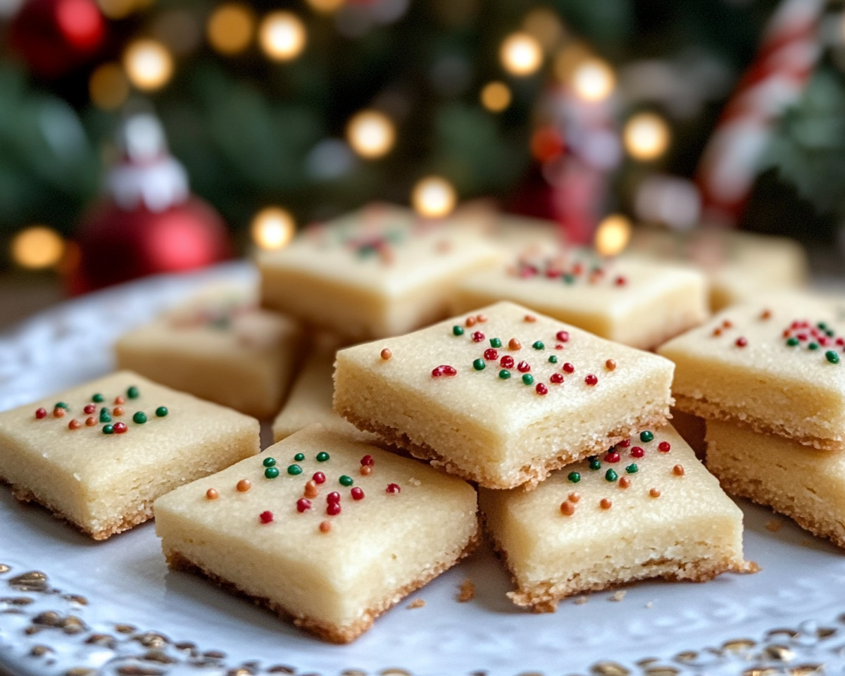 Christmas shortbread cookies, holiday cookie bites, festive shortbread treats, bite-sized Christmas cookies, traditional shortbread cookies