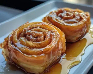 cinnamon honey rolls, easy cinnamon roll recipe, sweet roll-ups, quick breakfast pastry, flaky honey cinnamon treats