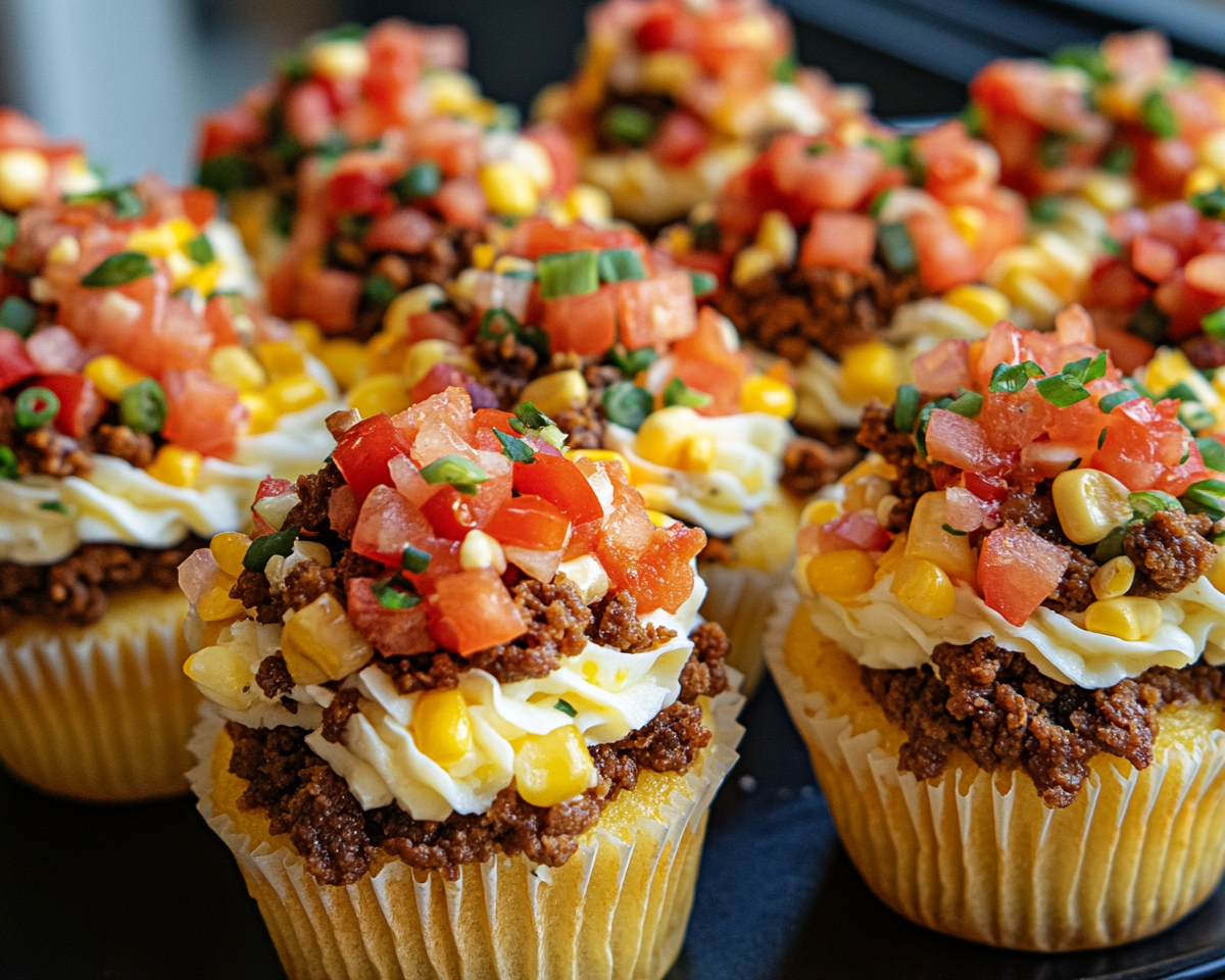 taco cupcake recipe, mini taco cups, wonton taco cups, taco appetizers, cheesy taco cupcakes, easy taco party snacks, layered taco bites