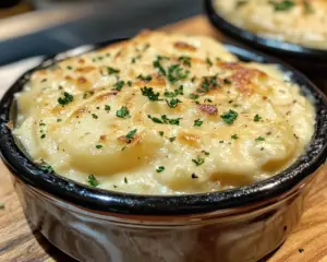 crockpot scalloped potatoes, creamy slow cooker potatoes, cheesy scalloped potatoes, potato casserole recipe, easy slow cooker side dishes