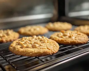 peanut butter cookies air fryer recipe, quick air fryer cookies, easy peanut butter cookies, air fryer cookie recipes, crispy air fryer cookies