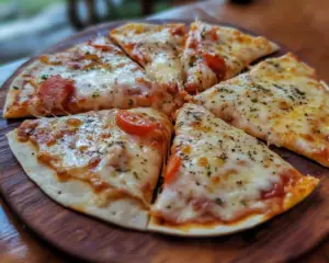 cheesy quesadilla recipe, quick pizza quesadilla, Italian-Mexican fusion, easy quesadilla ideas, pepperoni quesadilla, cheesy tortilla pizza, crispy quesadilla pizza