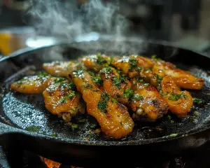 buttery chicken wings, baked wings recipe, crispy chicken wings, garlic butter wings, oven-baked wings, honey butter chicken wings