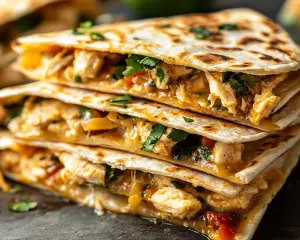 lime chicken quesadillas, cheesy chicken quesadillas, cilantro lime recipes, Mexican chicken quesadillas, zesty chicken quesadillas