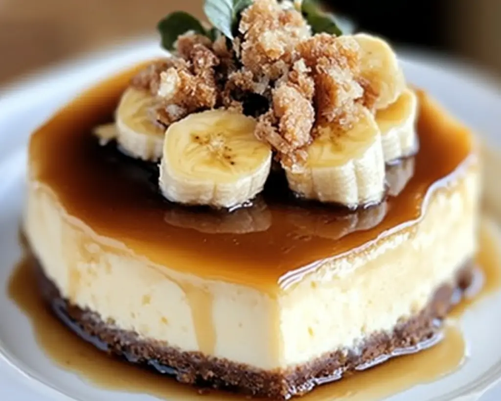 bananas foster dessert, caramelized banana cheesecake, New Orleans cheesecake, banana and rum dessert, bananas foster recipe cheesecake