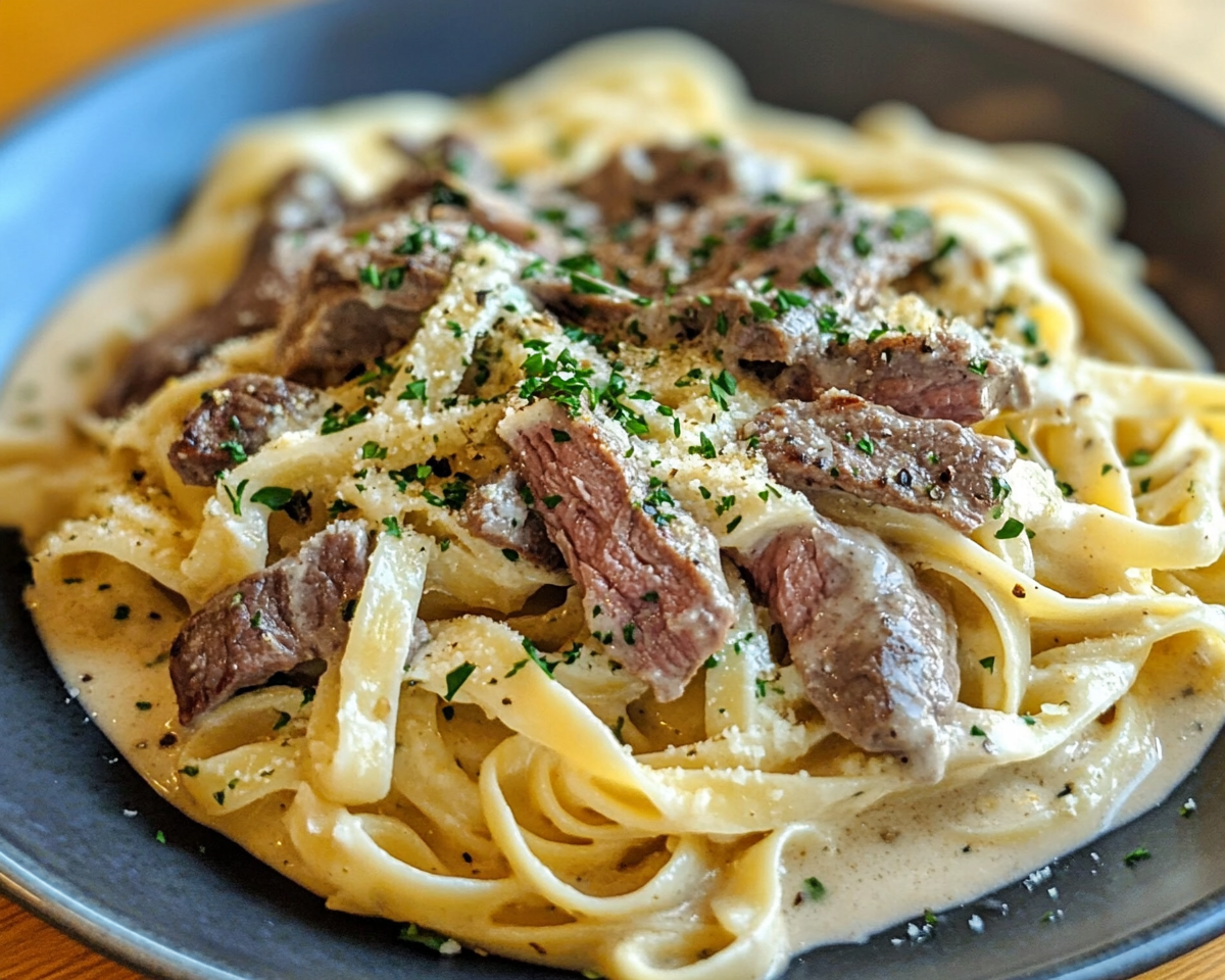 Philly cheesesteak pasta, steak and pasta recipe, creamy pasta with steak, comfort food pasta, cheesy Philly steak pasta, Philly-inspired pasta dish