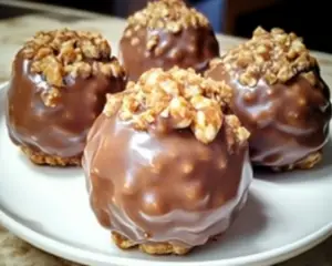 no-bake Butterfinger dessert, chocolate Butterfinger balls, peanut butter candy balls, Butterfinger treat recipe, bite-sized Butterfinger desserts, easy holiday treats