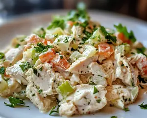 Creamy chicken salad, chicken salad recipe, traditional chicken salad, easy chicken salad, chicken salad with celery, best chicken salad