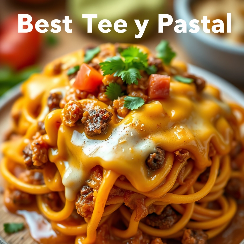 best-cheesy-beef-taco-pasta
