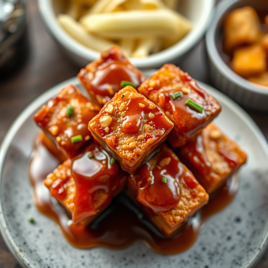 best-crispy-honey-garlic-tofu