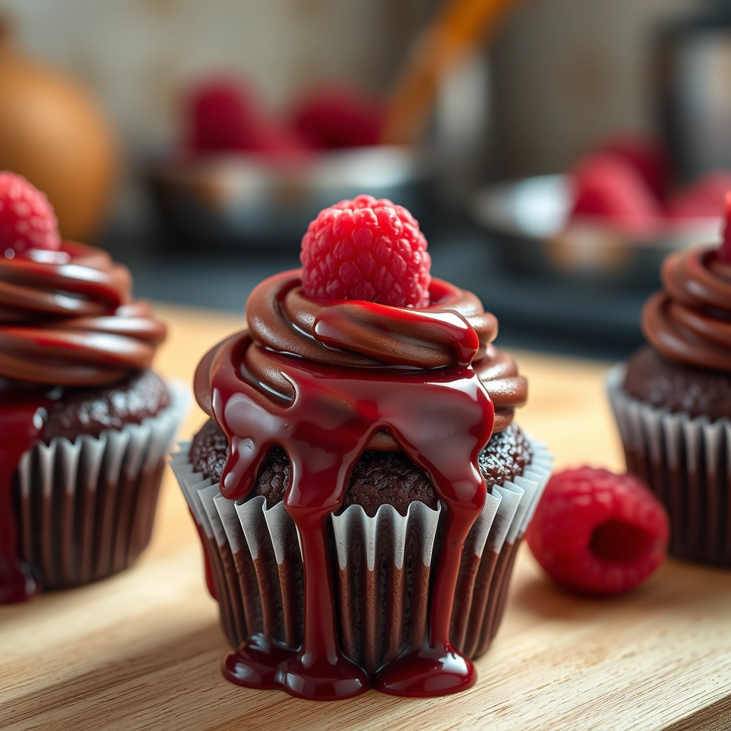 best-raspberry-chocolate-lava-cupcakes
