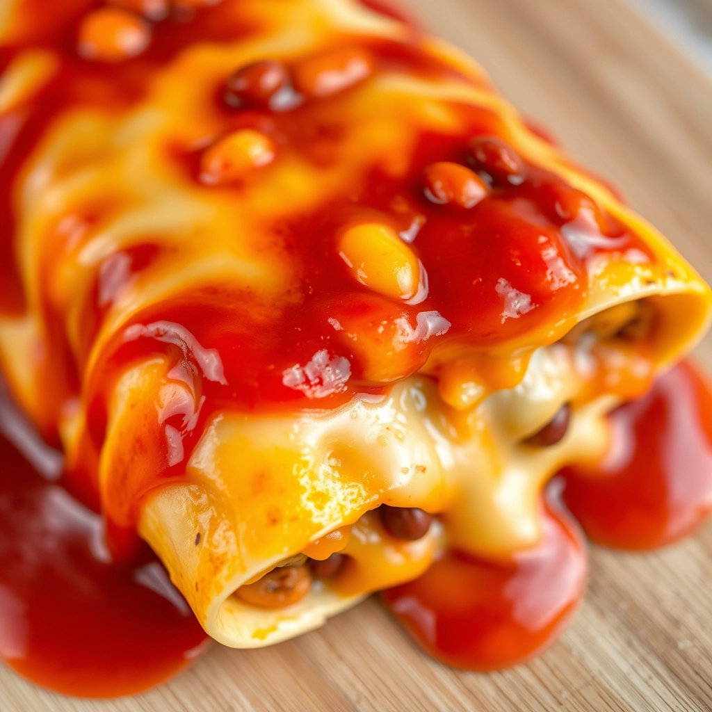 easy-bean-cheese-enchiladas