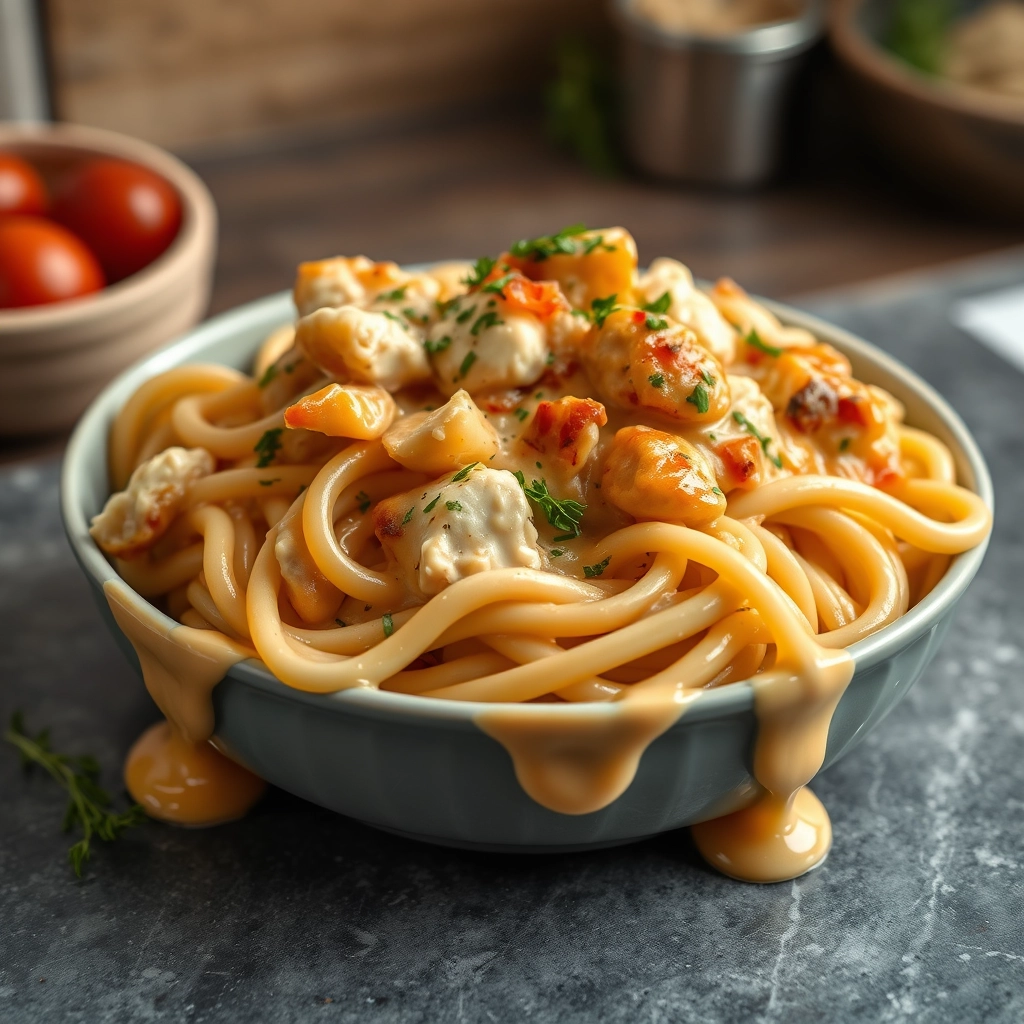 easy-creamy-boursin-chicken-pasta