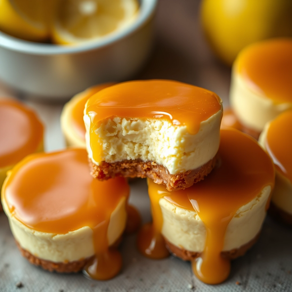 easy-mini-lemon-cheesecakes