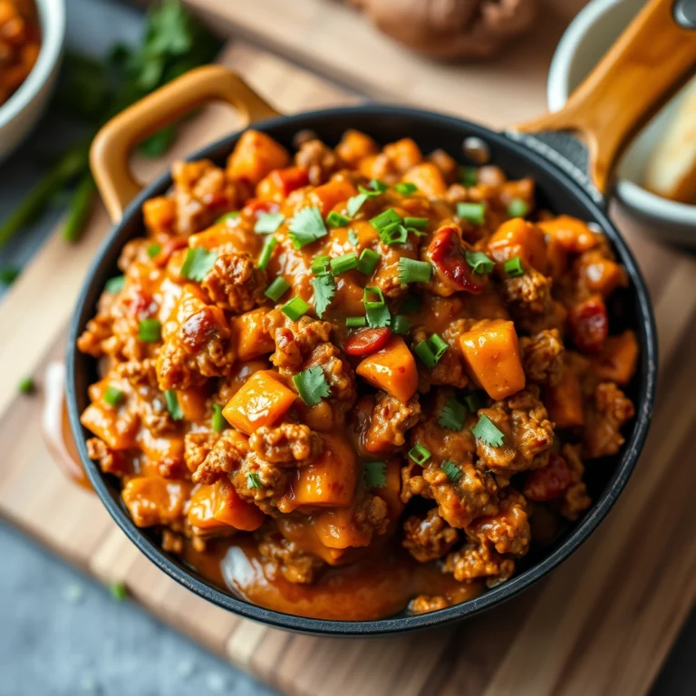 ground-turkey-sweet-potato-skillet