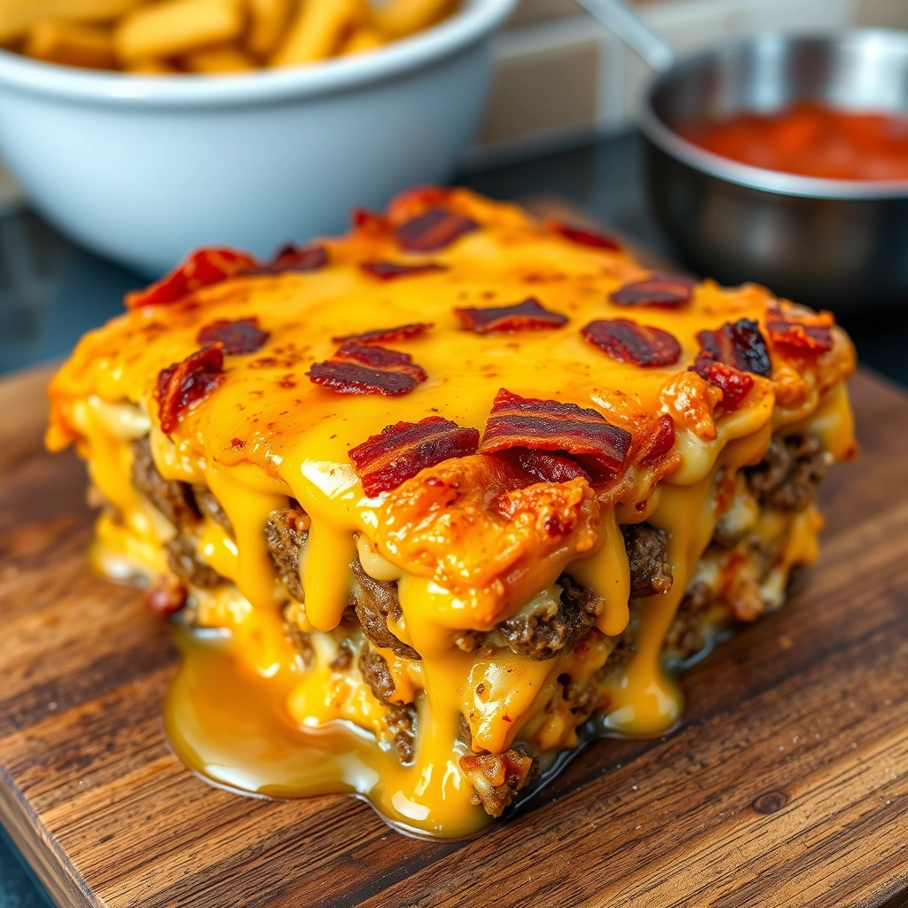 low-carb-bacon-cheeseburger-casserole
