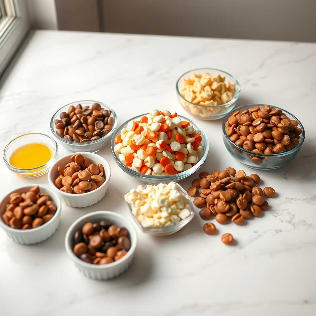 Reese’s Pieces Peanut Butter Bark ingredients