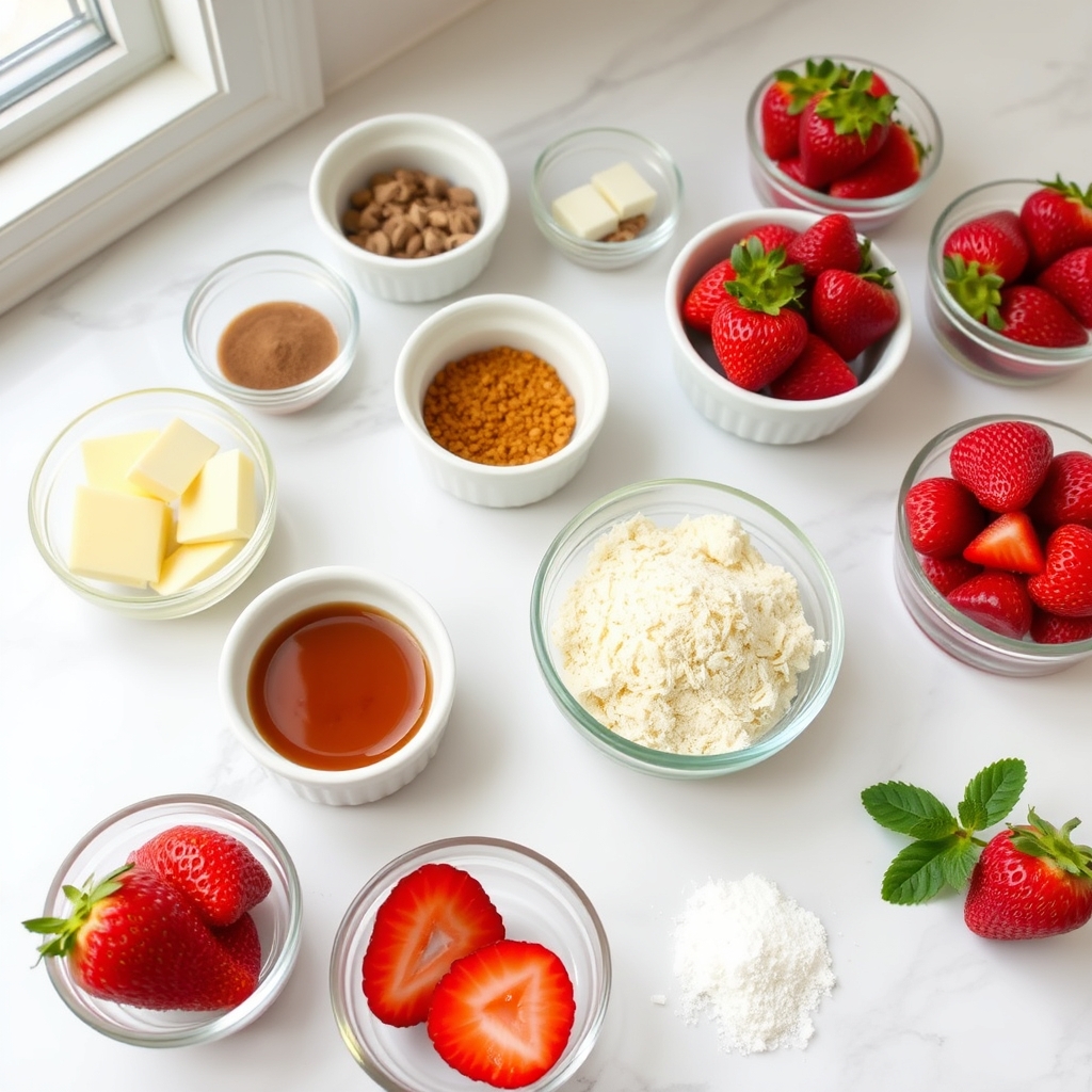 Strawberry Shortcake in a Jar – Keto Friendly Treat! ingredients