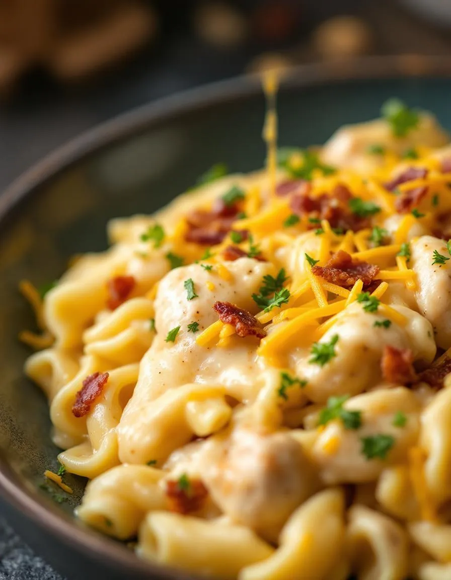 best-chicken-bacon-ranch-pasta