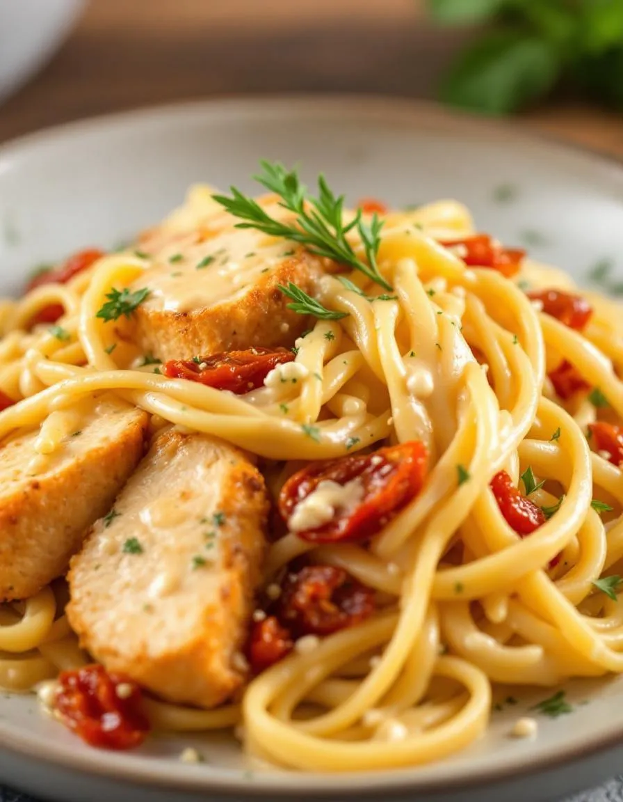 best-creamy-chicken-pasta-tomatoes
