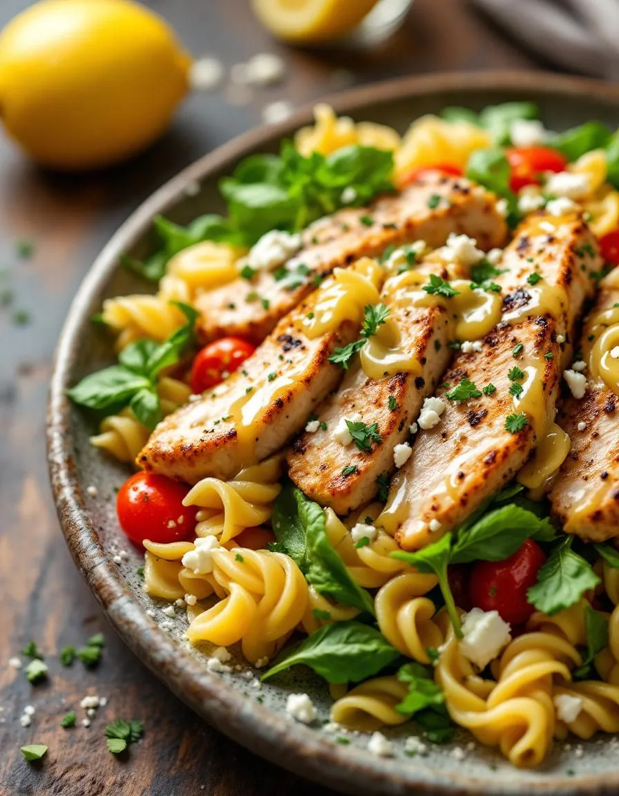 best-greek-chicken-pasta-salad