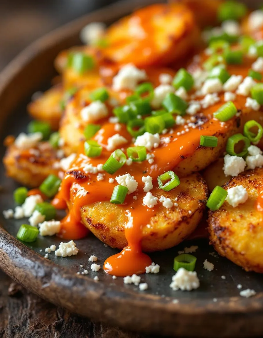 best-smashed-buffalo-potatoes